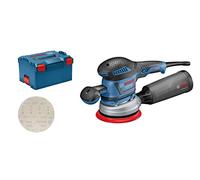 Bosch Professional lijadora excéntrica GEX 40-150 (incl. bolsa para polvo, ⌀ del plato de lijado 150 mm, hoja de lijado de malla M480, llave hexagonal, L-BOXX)