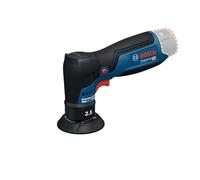 Bosch Professional 12V System lijadora orbital excéntrica a batería GEX 12V-77 (incl. plato de caucho montado con cierre por contacto de 77 mm, llave)