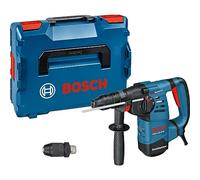 Bosch Professional martillo perforador GBH 3-28 DRE (incl. portabrocas rápido 13mm, portabrocas intercambiable SDS plus, profundidad retráctil 210mm, empuñadura auxiliar, tubo de grasa, paño, L-BOXX)