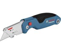 Bosch Professional navaja plegable universal con compartimento para cuchillas y empuñadura metálica (incl. 3 cuchillas, blíster) - Set exclusivo de Amazon