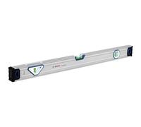 Bosch Professional Nivel de burbuja MPP Box 1600A01V3Y 60 cm, carcasa de aluminio, topes resistentes
