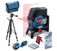 Bosch Professional Nivel Láser GCL 2-50 C (láser rojo, interior, con función aplicación, soporte, trípode BT 150, alcance visible: hasta 20 m, 4x pilas AA, en caja)