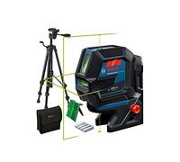 Bosch Professional Nivel Láser GCL 2-50 G (láser verde, interior, soporte RM 10, trípode BT 150, alcance: hasta 15 m, 4x pilas AA, en caja)