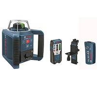 Bosch Professional Nivel láser giratorio GRL 300 HVG (haz de luz verde, receptor láser LR 1 G, alcance hasta 300 m de diámetro, en maletín de transporte)