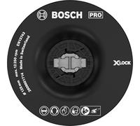 Bosch Professional - Plato de soporte suave (X-LOCK, Ø125 mm), Negro