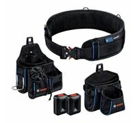Bosch Professional ProClick - Set cinturón de herramientas 93 + bolsa GWT 4 + bolsa GWT 2 + 2 soportes (talla S/M)