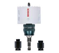 Bosch Professional Progressor for Wood and Metal Kit básico de sierras de corona (madera y metal, Ø 68 mm, accesorios taladro)