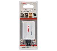 Bosch Professional Progressor for Wood and Metal Sierra de corona (para madera y metal, diámetro 27 mm, accesorios para taladro)