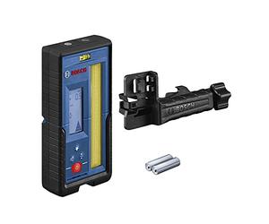 Bosch Professional Receptor láser LR 45, soporte RB 45, 2 pilas AA, alcance: hasta un radio de 300 m, color rojo y verde
