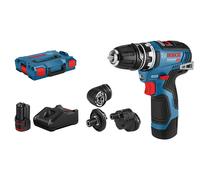 BOSCH Professional Set Atornillador Taladro Percutor GSR 12V-35 FC