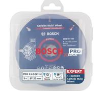 Bosch Juego de discos de corte y flap X-LOCK, 5 piezas, 125 mm, CMW - 2608619374