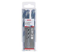 Bosch Professional Set de 10 brocas de vástago hexagonal PointTeQ, para metal, diámetro: 10 mm, vástago hexagonal de ¼", accesorios para taladro de impacto y taladro atornillador