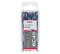 Bosch Professional Set de 10 brocas de vástago hexagonal PointTeQ , para metal, diámetro: 6 mm, vástago hexagonal de ¼", accesorios para taladro de impacto y taladro atornillador