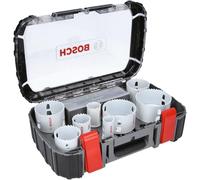 Bosch Professional Set de sierras de electricista Progressor for Wood and Metal de 11 piezas, 25-86 mm - 2608594194