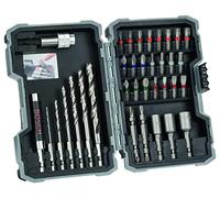 Bosch Professional Set de 35 unidades Brocas y Puntas de Atornillar HSS Extra Hard (Cruceta, Pozidriv, Hex-, TH-, S-Bit, Accesorios taladros rotativos y atornilladores)