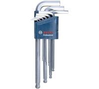 Bosch Professional Juego de 9 llaves acodadas Hex 1,5-10,0 mm