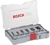 Bosch Professional Set de Brocas Fresadoras Rectas de 6 Piezas (para madera, vástago de Ø 8 mm, Accesorios Fresadoras)