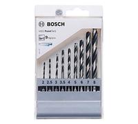 Bosch Professional Set de brocas hexagonales PointTeQ de 9 unidades, diámetro: 2-8 mm, vástago hexagonal ¼", Accesorio para taladros de batería y taladros