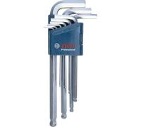 Bosch Professional Set de Llaves Allen - 9 Piezas - Hex