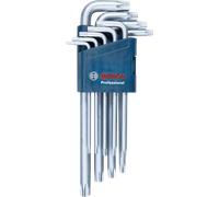 Bosch Professional Set de Llaves Allen - 9 Piezas - Torx