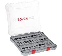 Bosch Professional Set Mixto de Brocas Fresadoras de 30 Piezas (para madera, vástago de Ø 1/4 Inch, Accesorios Fresadoras)