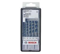 Bosch Juego de brocas Robust Line CYL-5 – 5 piezas Ø 4-8 mm para hormigón y granito