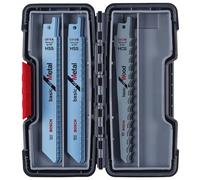 Bosch Professional Set de hojas para sierra sable Toughbox – 15 hojas para madera y metal
