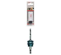 Bosch Professional Sierra de Corona Progressor for Wood and Metal (para Madera y Metal, Ø 21 mm) + 1x Power Change Plus Adaptador (Conexión hexagonal de 3/8", Broca HSS-G Ø 7.15 x 85 mm)