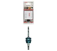 Bosch Professional Sierra de Corona Progressor for Wood and Metal (para Madera y Metal, Ø 48 mm) + 1x Power Change Plus Adaptador (Conexión hexagonal de 3/8", Broca HSS-G Ø 7.15 x 85 mm)
