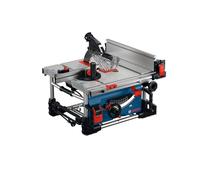 Bosch Professional Sierra de mesa a batería GTS 18V-70 (incl. hoja Optiline Wood, guía angular, brazo de empuje, llave de anillo, caperuza de aspiración, 2 adaptadores, riel de perfil)