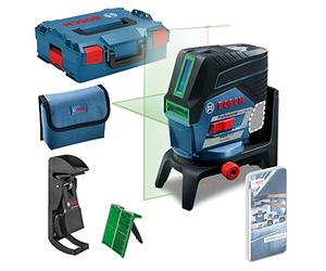 Bosch Professional Sistema 12V Nivel Láser GCL 2-50 CG (sin batería y cargador, láser verde, c/función aplicación, soporte, alcance visible: hasta 20 m, en L-BOXX)