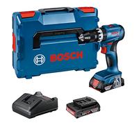 Bosch Professional Taladro de impacto inalámbrico GSB 18V-45 (velocidad de rotación de 1.900 RPM, incluye 2 baterías GBA 2.0Ah, cargador GAL 18V-20, L-BOXX)