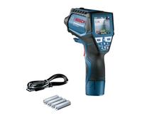 Bosch Professional Termómetro de infrarrojos GIS 1000 C (con función de aplicación, intervalo de temperaturas: de -40 °C a 1000 °C, 4x pilas AA, en caja)