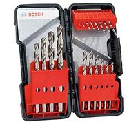 Bosch Professionnal 2607019578 - Juego de brocas | Para metales no ferrosos, acero, diámetro 1-10,00 mm, accesorio profesional para taladro/destornillador