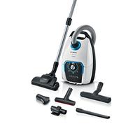 Bosch ProSilence Serie 8 BGB75XSIL - Aspiradora con Bolsa - Ideal para alérgicos - Filtro higiénico, 10 años de garantía del Motor, Boquilla para Suelos Duros, Cable Largo, Fabricado en Alemania, 650