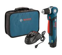 Bosch PS11-102 Kit de taladro/controlador de ángulo recto de 12 voltios de iones de litio Max 3/8 pulgadas con (1) batería de alta capacidad y cargador
