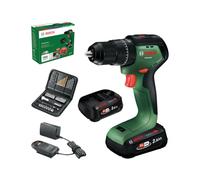 Bosch PSB18V-60 Taladros percutores, sistema de 18 V (PBA de 18 V de 2,5 Ah, AL18V-20, 51 uds. ACC, maletín de transporte)