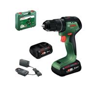 Bosch PSB18V-60 Taladros percutores, sistema de 18 V (PBA de 18 V de 2,5 Ah, AL18V-20, maletín de transporte)