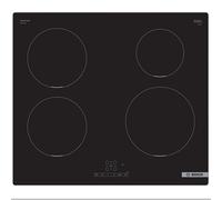 Bosch Serie 4 PUE611BB5E hobs Negro Integrado 60 cm Con placa de inducción 4 zona(s)