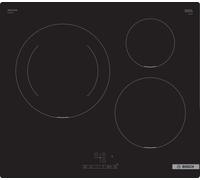 Bosch PUJ611BB5E, Serie 4, Placa de inducción, 3 fuegos, 60 cm, Negro, Sin marco