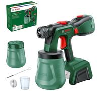 Bosch pulverizador pintura con batería AdvancedSpray 18V-500 (pintura de látex/emulsión, barniz y laca; 3 m²/min; 2 depósitos 1200 ml; sistema 18V; sin batería)