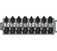 BOSCH Juego de puntas para tornillos Impact Control, 8 piezas, 1×PH1;3×PH2;1×PH3;2×PZ2;1×PZ3 2608522323