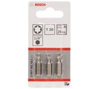 Bosch 2 607 001 611 - Punta de atornillar extra dura - T20, 25 mm (pack de 3)