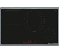 Bosch PVS845HB1E - Placa de inducción inteligente (autosuficiente), ancho 80 cm, combinación de dos zonas de cocción, zona de cocción por inducción de 28 cm, marco envolvente, control