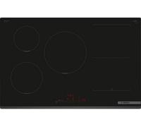 Bosch PVW831HC1E, Serie 6, Placa de inducción, 5 fuegos, 80 cm, Negro, Sin marco