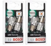 Bosch PY21W LED Retrofit Lámparas para vehículos, 12 V 1 W BAU15s, Lámparas x2 (Paquete de 2)
