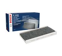 Bosch R2406 Filtro de Habitáculo de Carbón Activo - Filtro de Repuesto Contra Olores Desagradables, Polen y Polvo, Para un Aire más Limpio en el Vehículo
