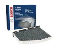 Bosch R2597 Filtro de Habitáculo de Carbón Activo - Filtro de Repuesto Contra Olores Desagradables, Polen y Polvo, Para un Aire más Limpio en el Vehículo