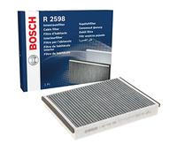 Bosch R2598 Filtro de Habitáculo de Carbón Activo - Filtro de Repuesto Contra Olores Desagradables, Polen y Polvo, Para un Aire más Limpio en el Vehículo