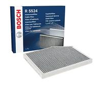 Bosch R5524 Filtro de Habitáculo de Carbón Activo - Filtro de Repuesto Contra Olores Desagradables, Polen y Polvo, Para un Aire más Limpio en el Vehículo